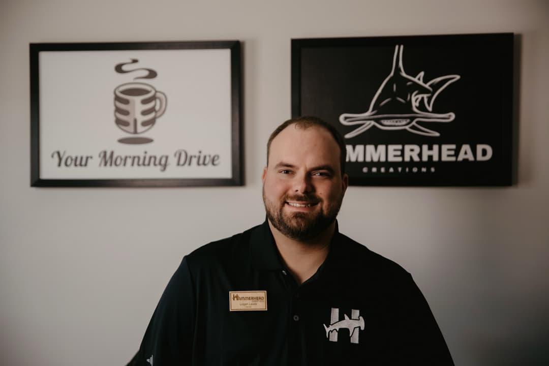 Logan Lewis, owner of Hammerhead Creations
